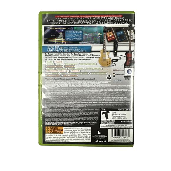 Rocksmith (Microsoft Xbox 360, 2012) No Cable Complete With Manual CIB - Picture 6 of 6